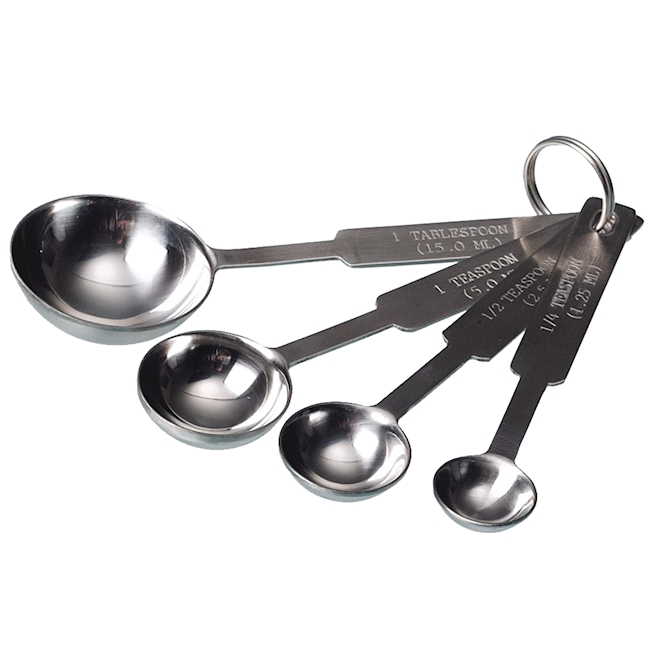 Measuring spoon steel, 1.25 - 15 ml